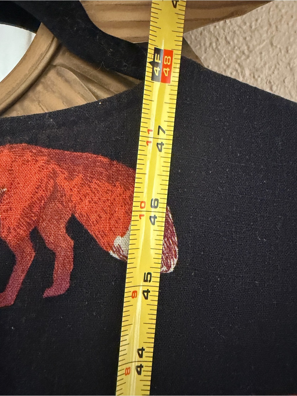 Mod Cloth Fox Print Linen Women’s Pantsuit Tie String Waist S - Picture 11 of 15